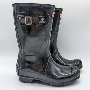 Hunter original tall black rain boot 5
